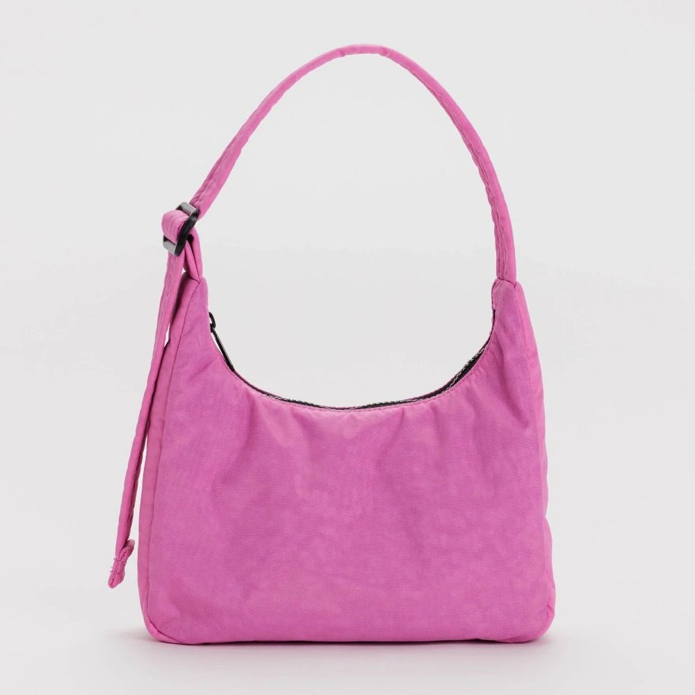 NWT Baggu Mini Nylon Shoulder Bag - Extra Pink